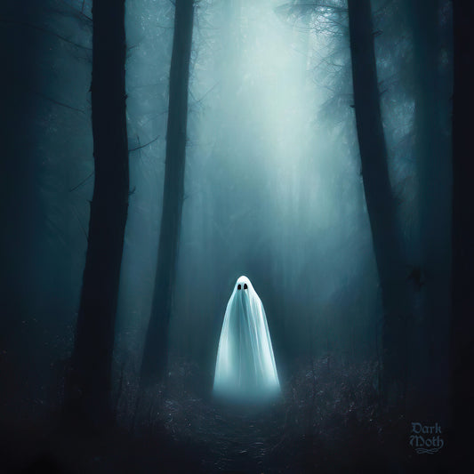 GHOST IN THE WOODS I - Gothic Art Print (2 sizes)