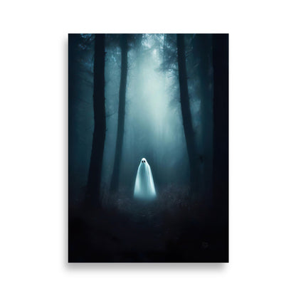 GHOST IN THE WOODS I - Gothic Art Print (2 sizes)