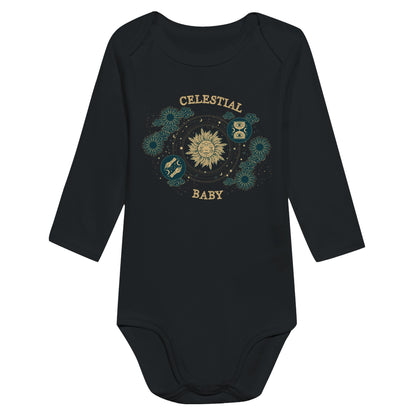 CELESTIAL BABY - Long Sleeve Baby Bodysuit