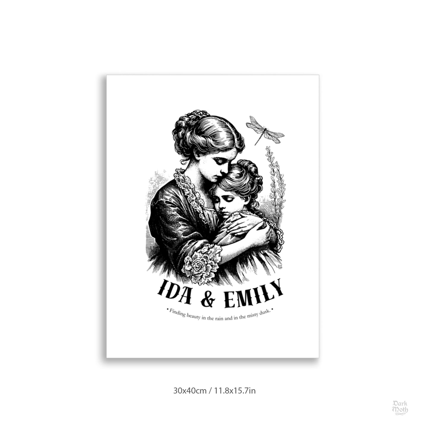 SILENCE - CUSTOMIZABLE Victorian Gothic Art Print (3 sizes) (Copy)