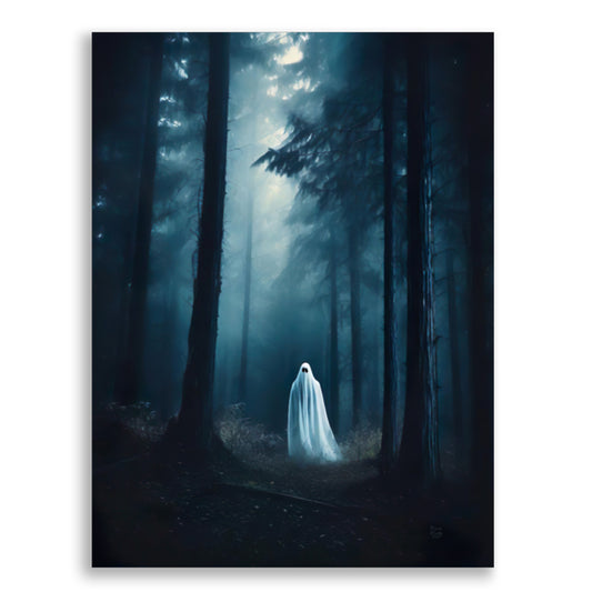 GHOST IN THE WOODS II - Gothic Art Print (2 sizes)