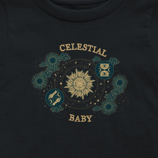 CELESTIAL BABY - Baby Crewneck T-shirt
