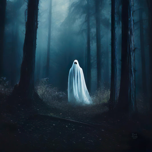 GHOST IN THE WOODS II - Gothic Art Print (2 sizes)