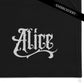 GOTHIC NAME - Personalized Embroidered Reading Blanket