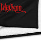 GOTHIC NAME - Personalized Embroidered Reading Blanket