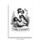 LOVE BLOOMS - CUSTOMIZABLE Victorian Gothic Art Print (3 sizes)