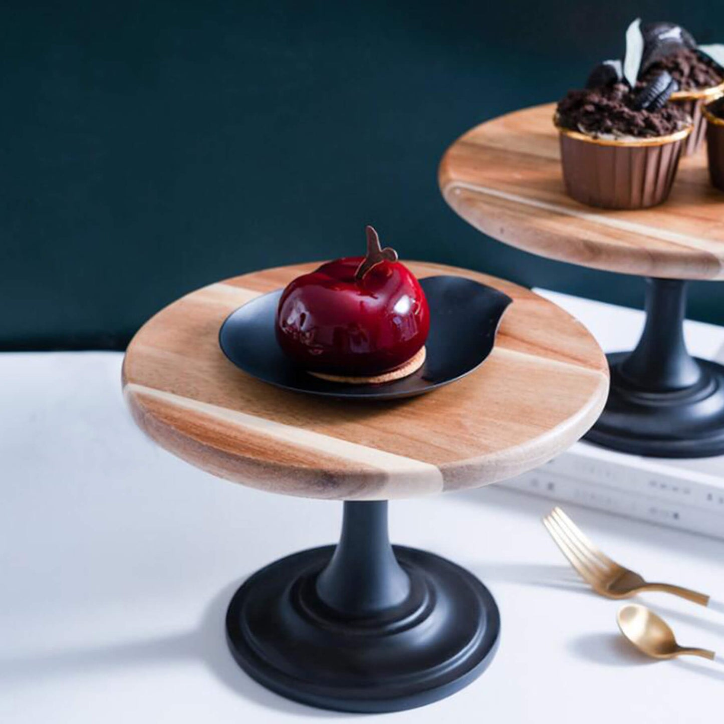 ACACIA WONDER - Solid Wooden Cake Stand